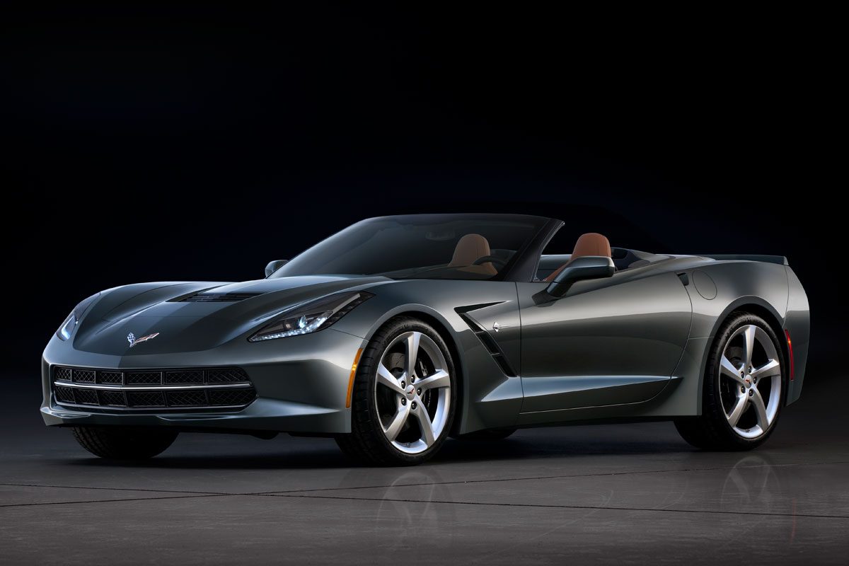 Chevrolet Corvette Stingray Convertible · Gri — görsel 2